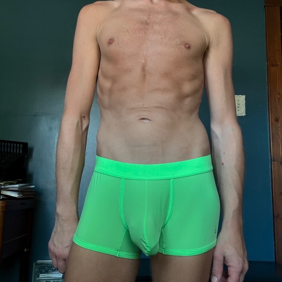 Men's Bodyaware Glow Uplift Boxer Brief in Lime or Plum - Size Small, NWT - Picture 4 of 8